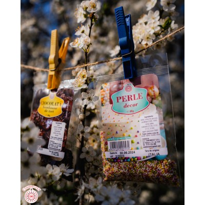 Ornamente Prajituri – Perle Colorate 40G