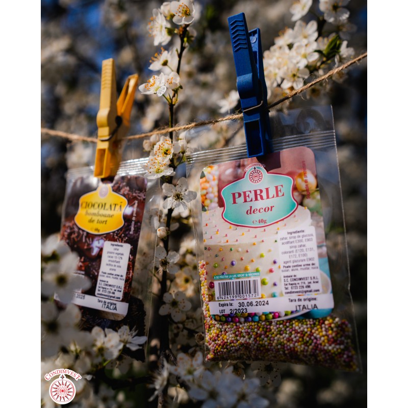 Ornamente Prajituri – Perle Colorate 40G