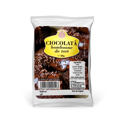 Ornamente Prajituri – Vermiceli Ciocolata 40G